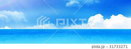 海　空　風景　背景  31733271