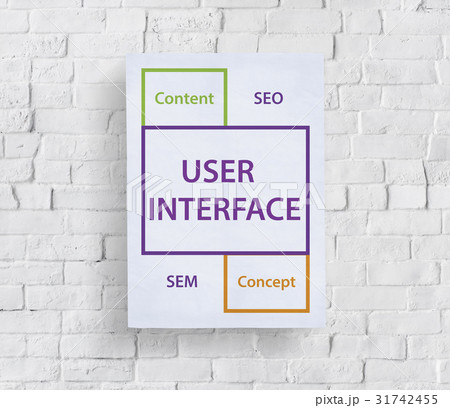 User Interface SEO Content Word Boxes User Interface SEO Content Word Boxes 31742455
