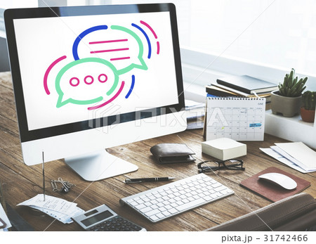 Communication Connection Speech Bubble Concept 31742466