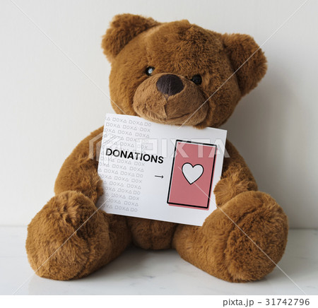 Network connection graphic overlay banner kept on teddy 31742796