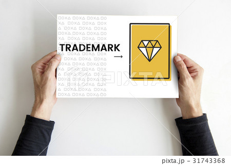 Hands holding network graphic overlay banner 31743368