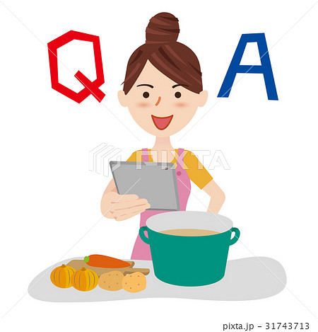 若い主婦　料理 31743713