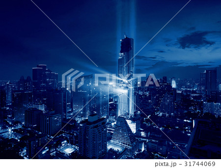 Lights of Bangkok manahakhon building, Thailand 31744069