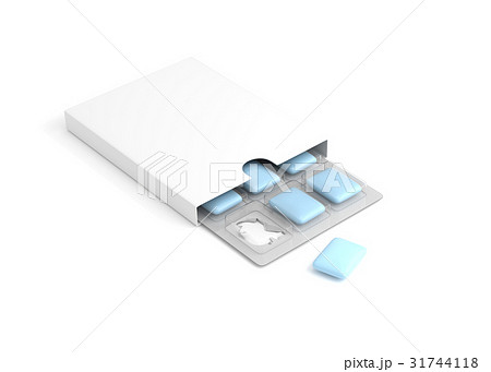 Chewing gum Isolated on white background.  31744118