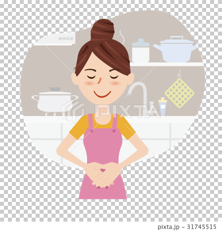 Young housewife kitchen 31745515