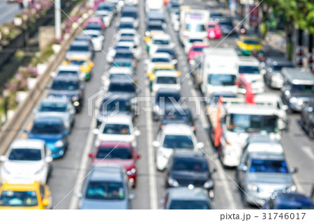 Blur traffic jam of a street road Blur traffic jam of a street road 31746017