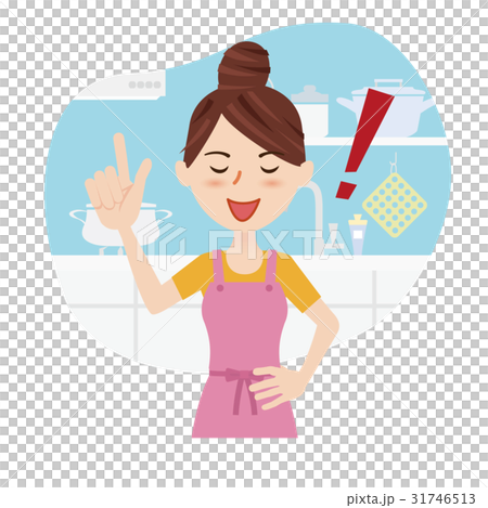 Young housewife kitchen 31746513