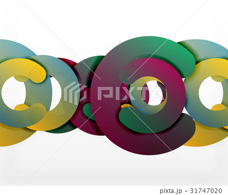Circle geometric abstract background, colorful Circle geometric abstract background, colorful 31747020