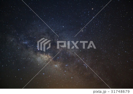 Close up clearly milky way galaxy at phitsanulok  31748679