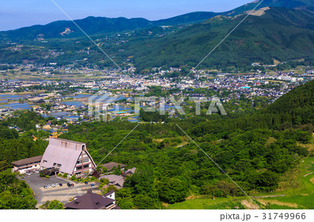 新緑の湯布院　狭霧台からの眺め 31749966