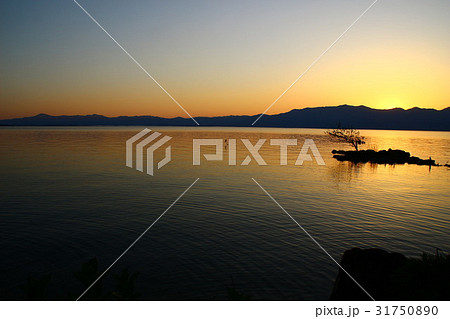琵琶湖夕景 31750890