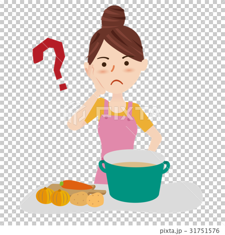 Young housewife kitchen 31751576