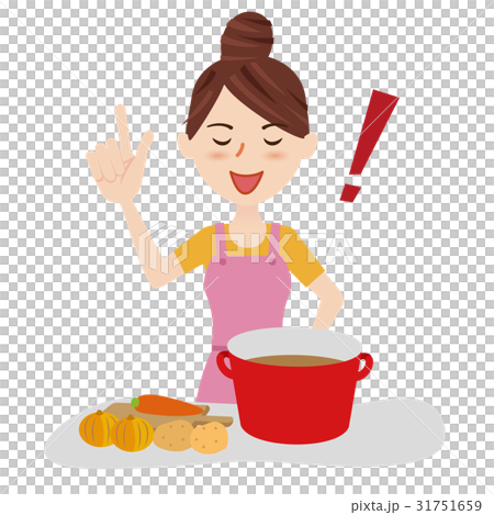 Young housewife kitchen 31751659