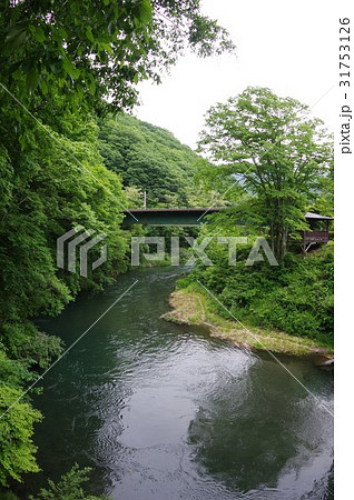 信州 木曽の名勝 巴淵(超広角:公園の東屋と) 武将 木曽義仲の愛妾「巴御前」にちなむ竜神がひそむ淵 信州 木曽の名勝 巴淵(超広角:公園の東屋と) 武将 木曽義仲の愛妾「巴御前」にちなむ竜神がひそむ淵 31753126