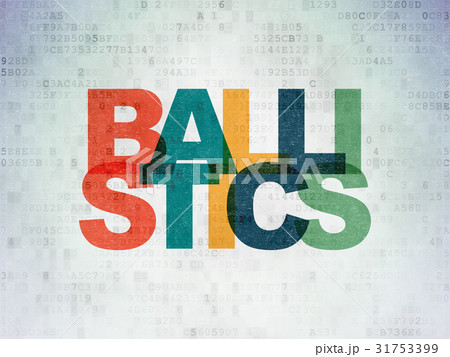 Science concept: Ballistics on Digital Data Paper 31753399