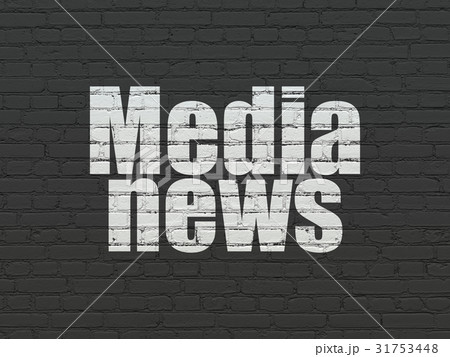 News concept: Media News on wall background News concept: Media News on wall background 31753448