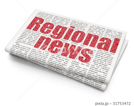 News concept: Regional News on Newspaper News concept: Regional News on Newspaper 31753472