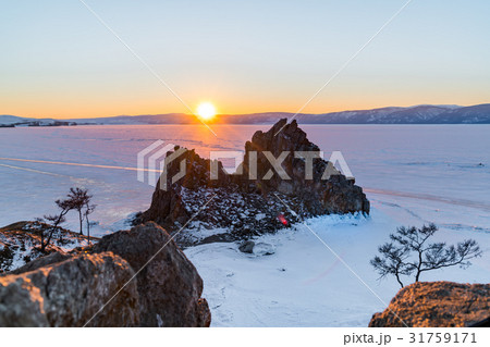 Sacred rocks Shamanka at Cape Burkhan 31759171