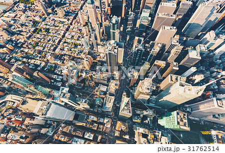 Aerial view of Central Park and Times Square, NY 31762514