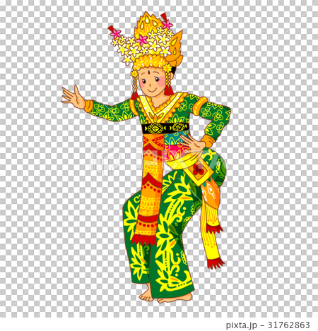 Legong dance - Stock Illustration [31762863] - PIXTA