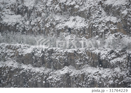 snow-covered slopes of the granite quarry snow-covered slopes of the granite quarry 31764229