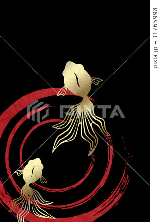 泳ぐ金魚 31765998
