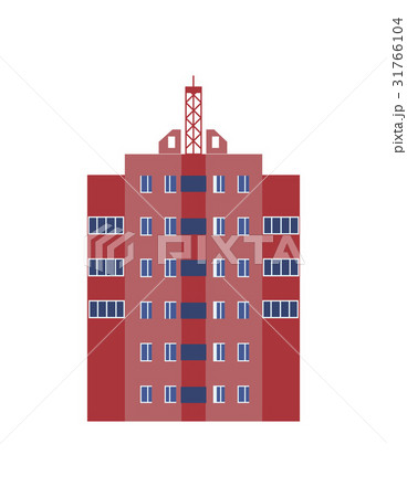Modern skyscraper isolated vector icon 31766104