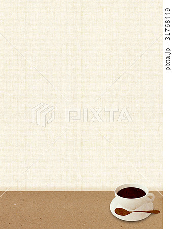 カフェメニュー背景 縦のイラスト素材 31768449 Pixta