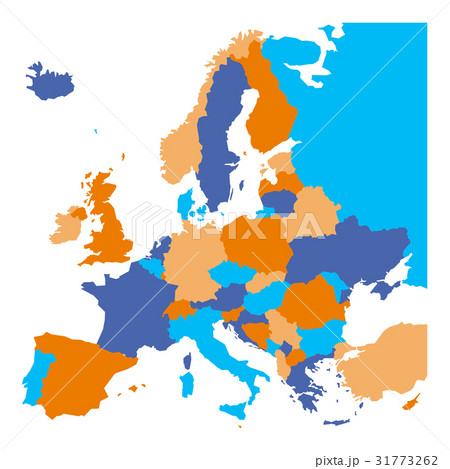 Political map of Europe. European ministates 31773262