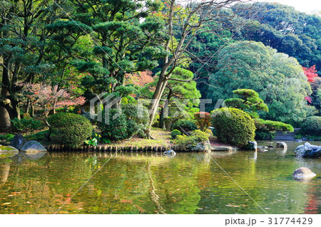 九州　福岡県　福岡市　観光地　友泉亭公園　日本式庭園 31774429