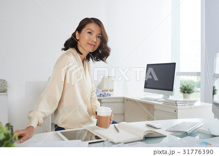 Young businesswoman at office 31776390