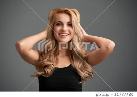 Woman enjoying modeling 31777430