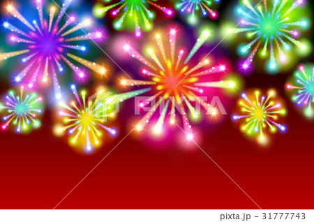 Starry fireworks background with place for text Starry fireworks background with place for text 31777743