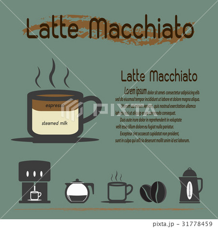Latte Macchiato Coffee Latte Macchiato Coffee 31778459