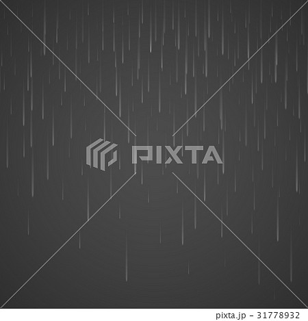 Transparent rain drops isolated on abstract 31778932