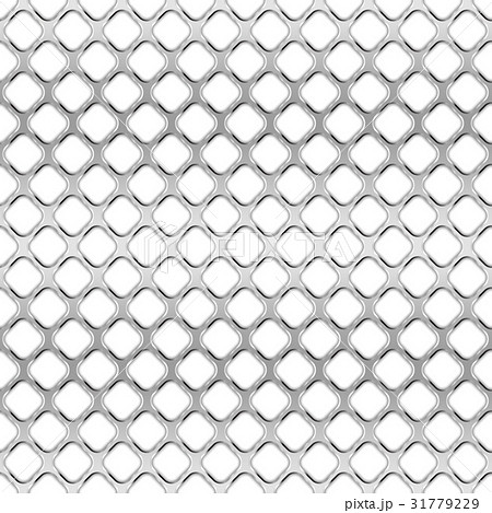 Glossy metal grid with shadow, seamless pattern Glossy metal grid with shadow, seamless pattern 31779229