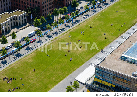 City aerial - public park in downtown Berlin City aerial - public park in downtown Berlin 31779633
