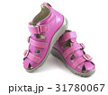 Pink shoes on white background 31780067