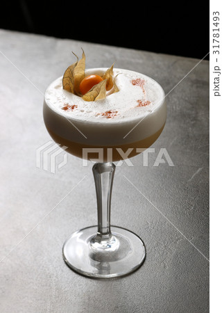 Glass of sicilian sour. Close up 31781493