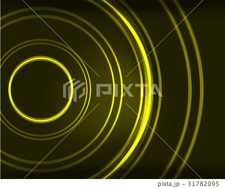 Neon circles abstract background 31782095
