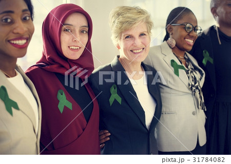 Diverse Women Together Partnership Ribbon 31784082