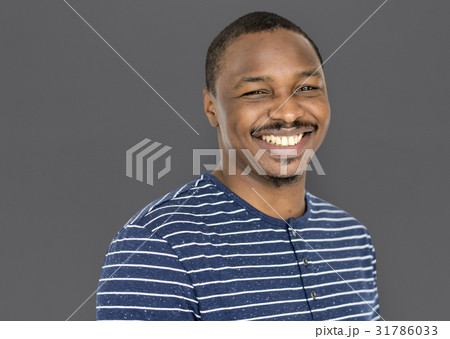 African Man Smiling Happiness Studio Portrait African Man Smiling Happiness Studio Portrait 31786033