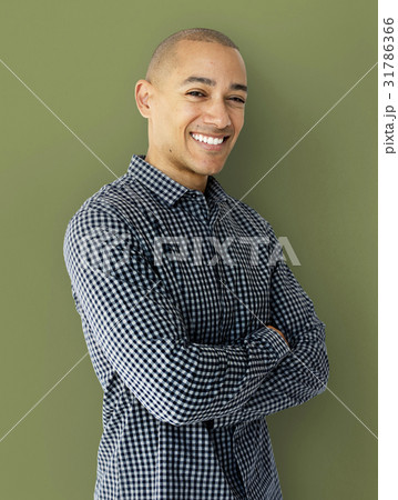 A Guy is Smiling in a Studio Shoot 31786366