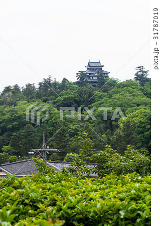 明々庵から望む松江城 31787019