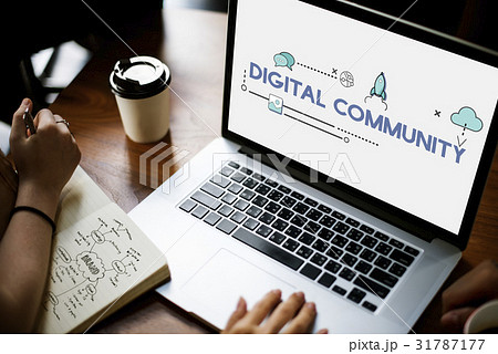 Digital Community Interaction Online Communication Stay Connected Interactive Digital Community Interaction Online Communication Stay Connected Interactive 31787177