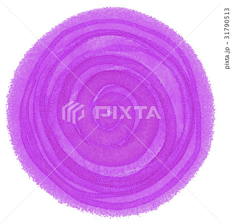 紫色の丸のイラスト素材