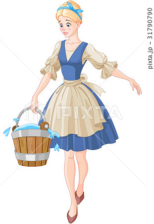 Cinderella Holds a Bucket 31790790