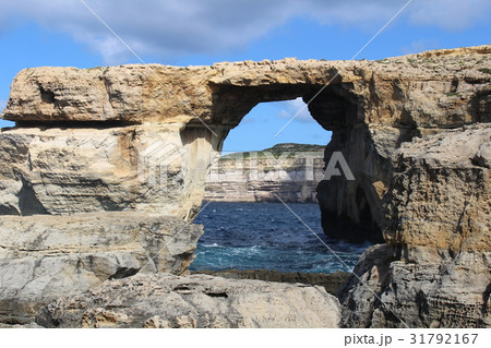 アズール・ウィンドウ　マルタ　自然のアーチ　最後の姿 31792167