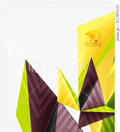 3d modern triangle low poly abstract geometric 3d modern triangle low poly abstract geometric 31795522