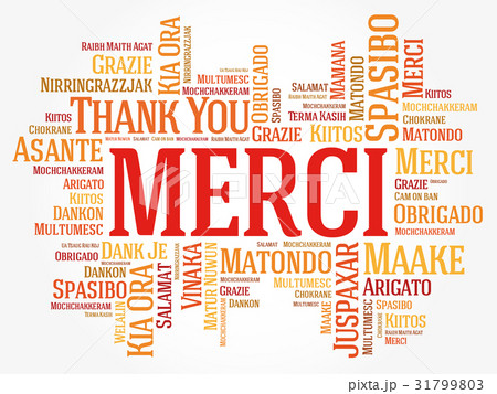 Merci (Thank You in French) 31799803